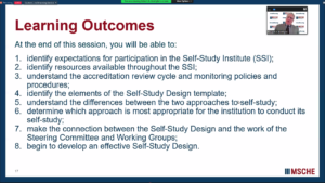 Bob Bonfiglio speaking during Self-Study Institute 2022