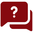 Image of two speech bubbles with a question mark