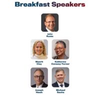 Breakfast Speakers John Runte Maarit Clay Katherine Conway-Turner Joseph Hawk Michael Sachs